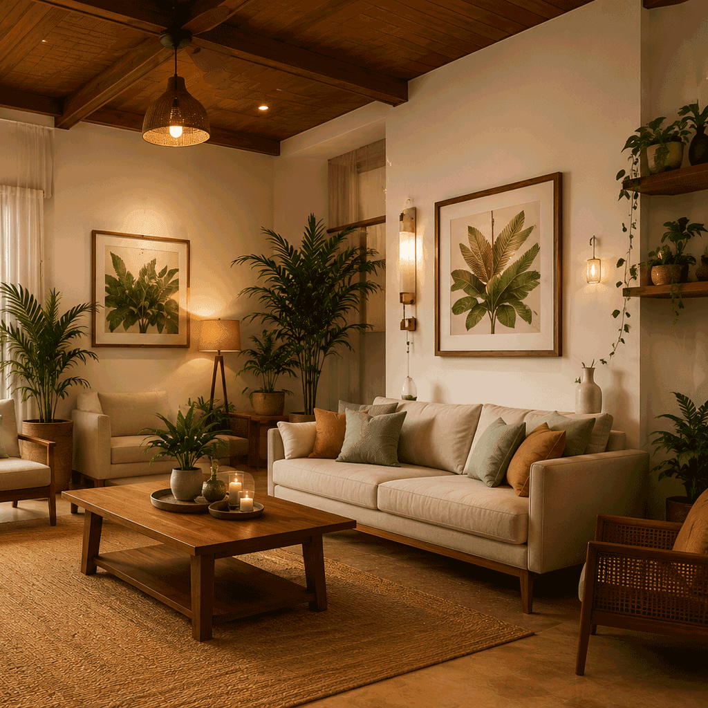 Interior design living room sketch